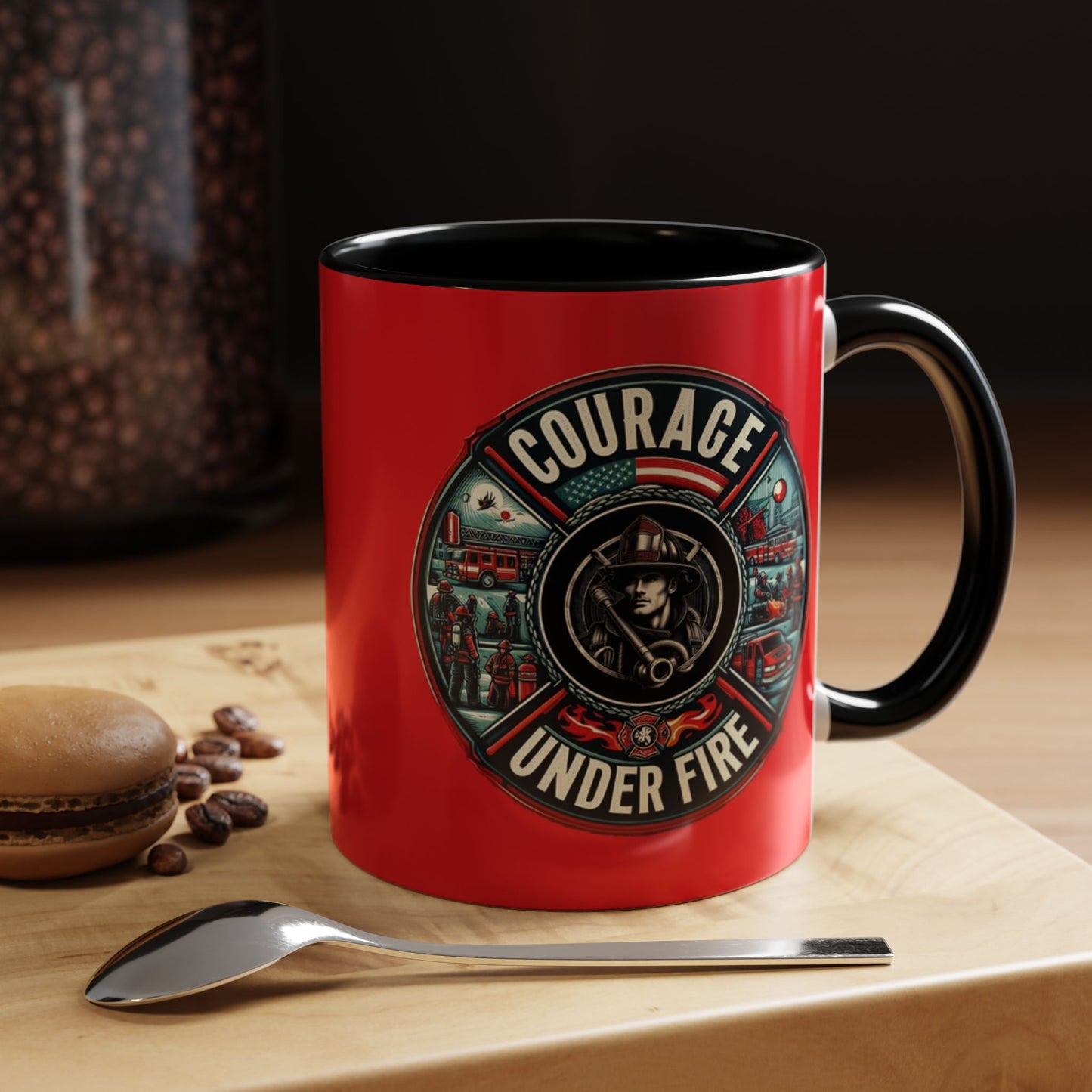 Courage Under Fire - 11oz, 15oz Coffee Mug