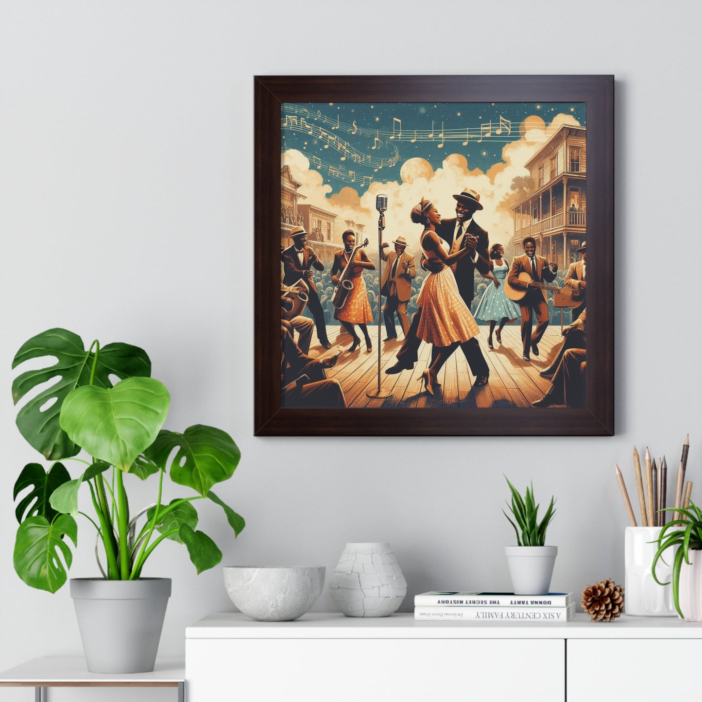 In Your Loving Arms -  Unique Wall Art - Framed Vertical Poster