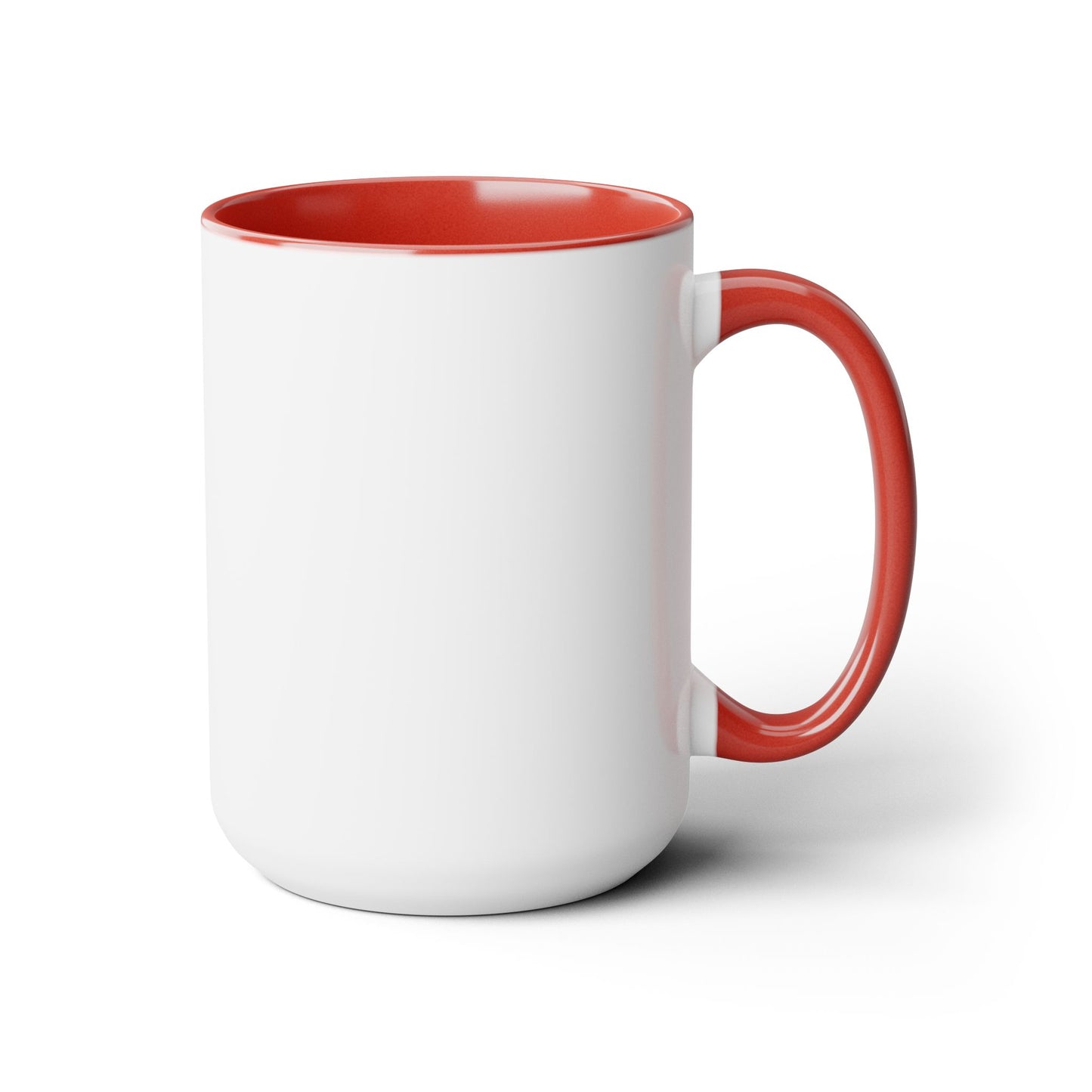 World's Greatest Teacher - Two-Tone Coffee Mugs, 15oz, (LeftG1)