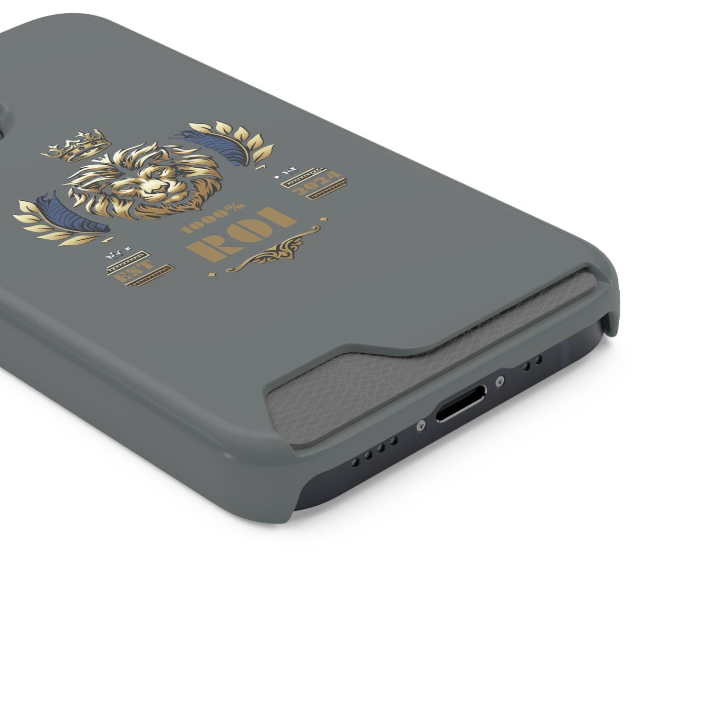1000%ROI Phone Case With Card Holder (Compatible with iPhone 13, and Samsung Galaxy S21, S22 models)