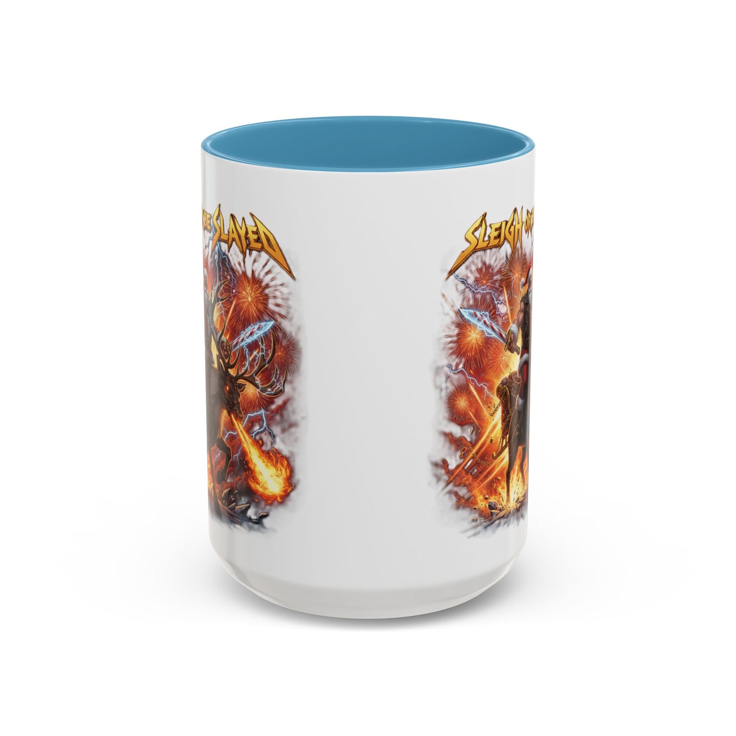 "Sleigh or Be Slayed" Mug | Ceramic Coffee Cup | Holiday Mug