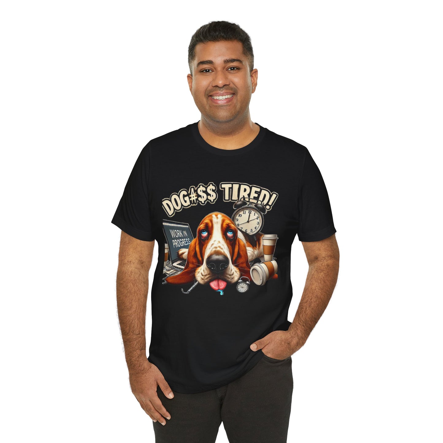 Dog#$$ Tired Unisex Jersey Short Sleeve Tee