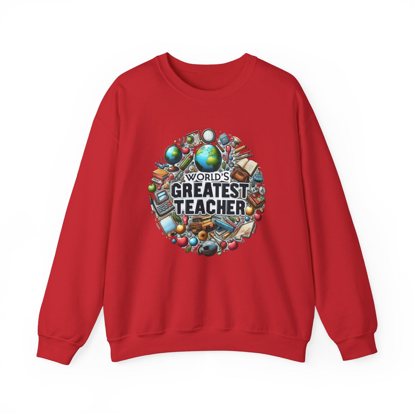 World's Greatest Teacher - Unisex Heavy Blend™ Crewneck Sweatshirt (G3)