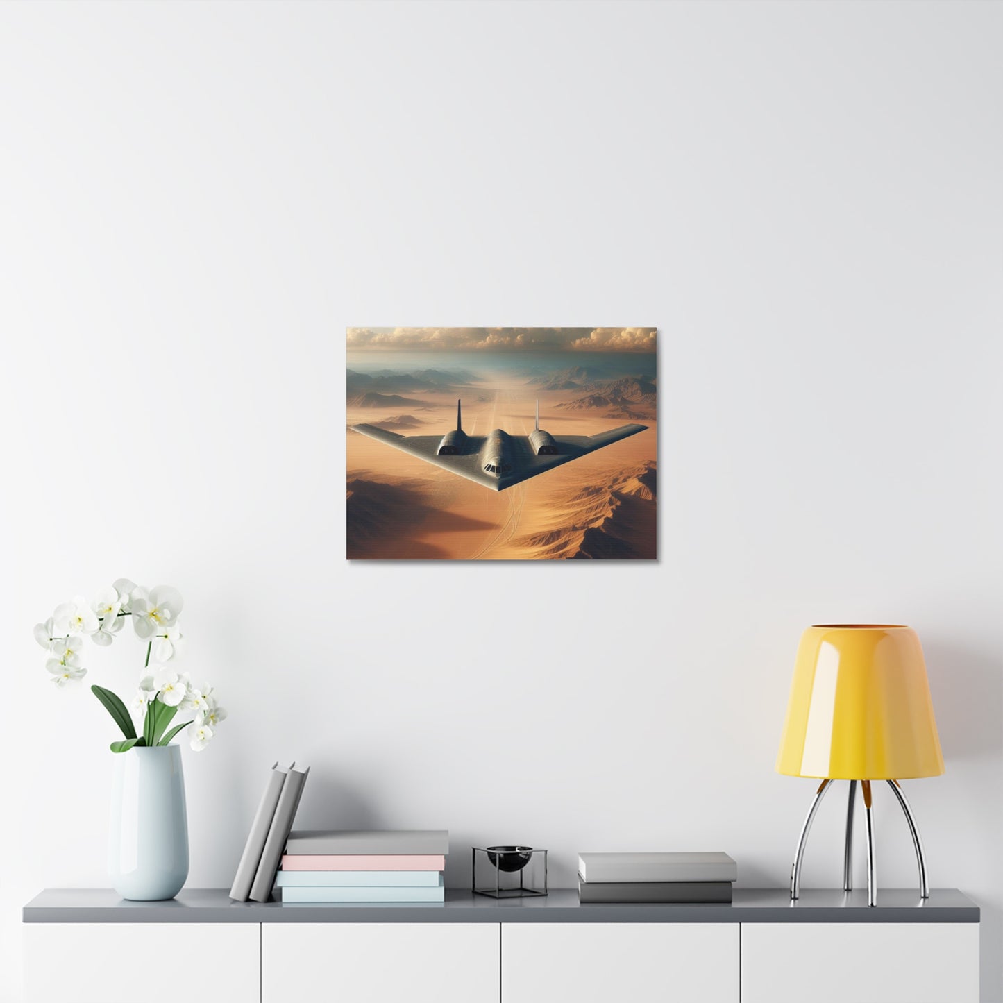 Bomber Aircraft Cruising - Wall Art on Stretched Canvas