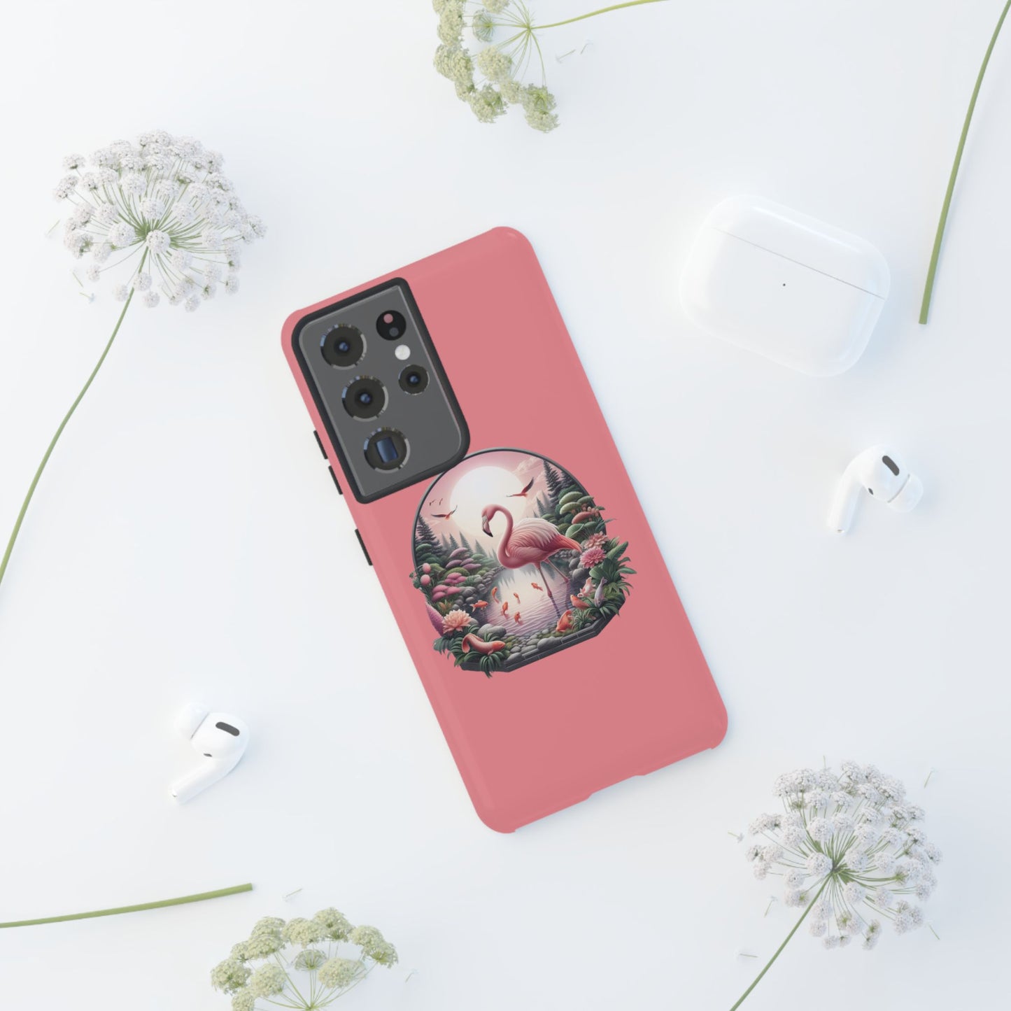 Pink Flamingo - iPhone Tough Phone Case