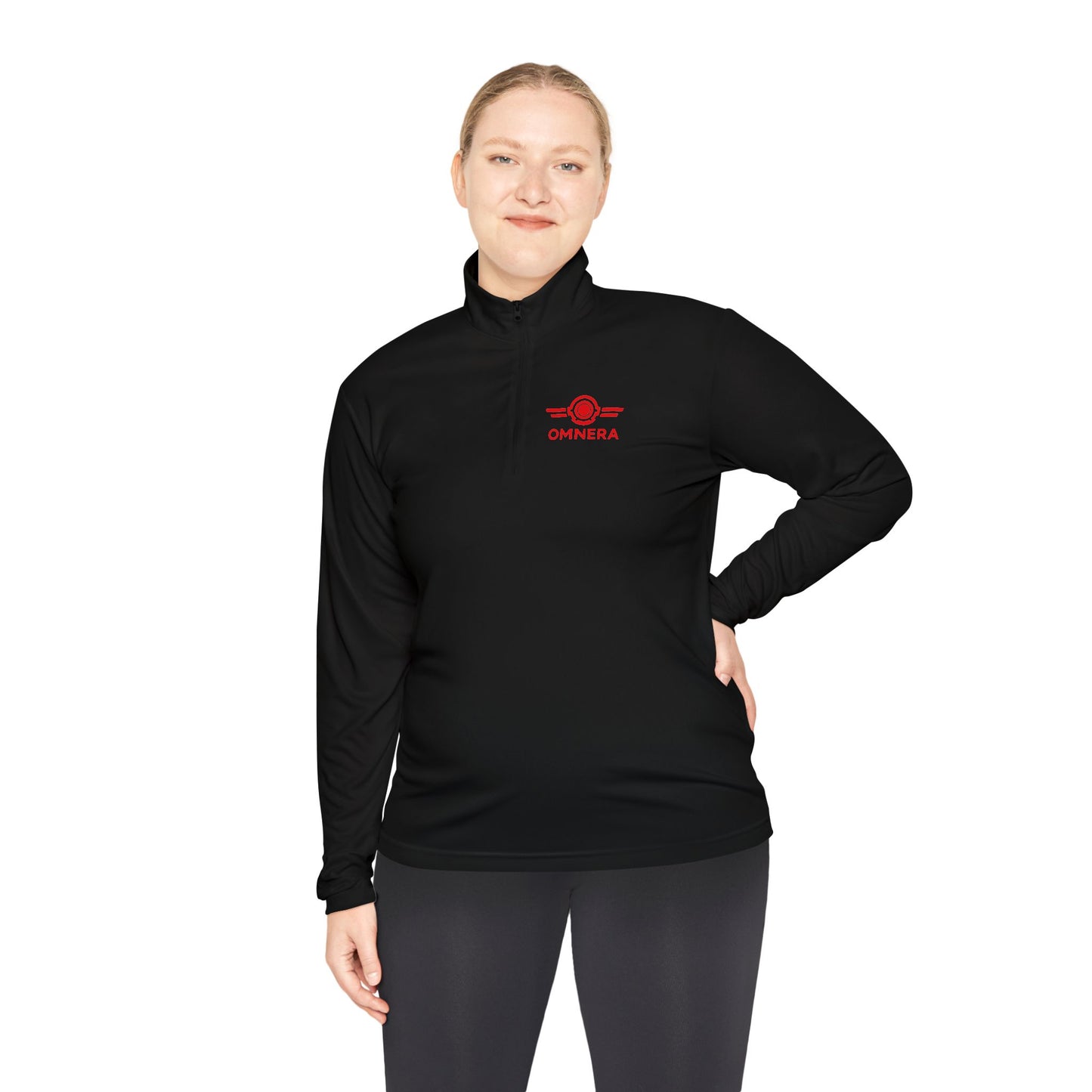 Quarter-Zip Pullover — Omnera Logo Lightweight Pullover