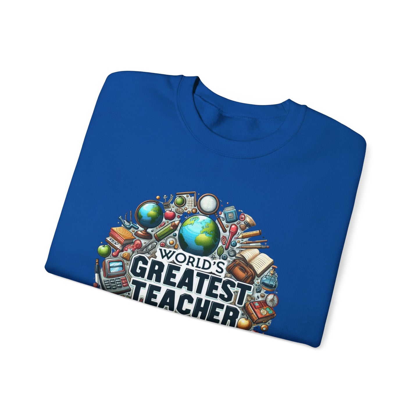 World's Greatest Teacher - Unisex Heavy Blend™ Crewneck Sweatshirt (G3)