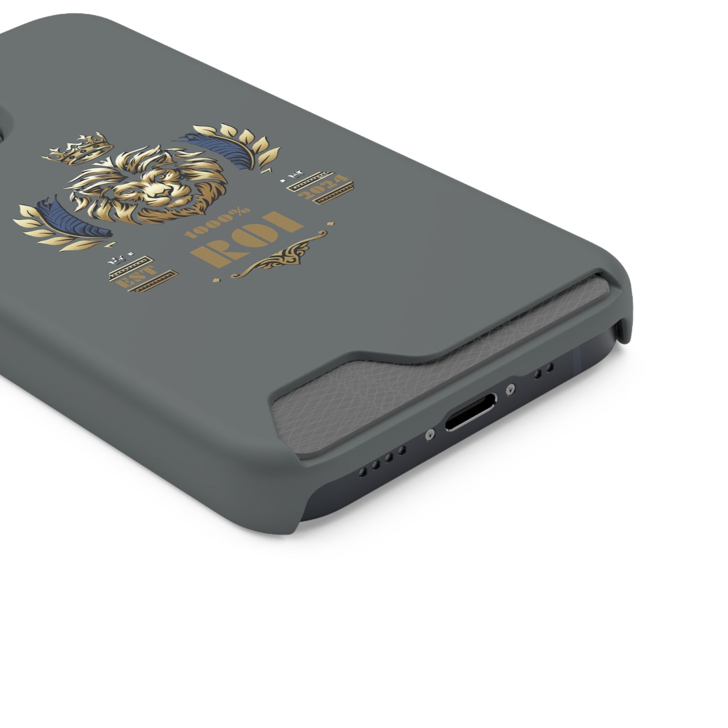 1000%ROI Phone Case With Card Holder (Compatible with iPhone 13, and Samsung Galaxy S21, S22 models)
