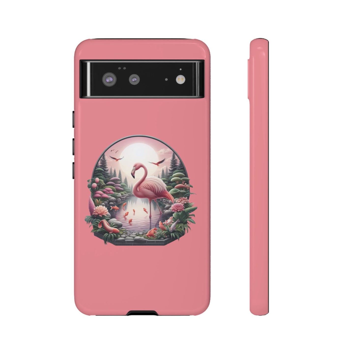 Pink Flamingo - iPhone Tough Phone Case
