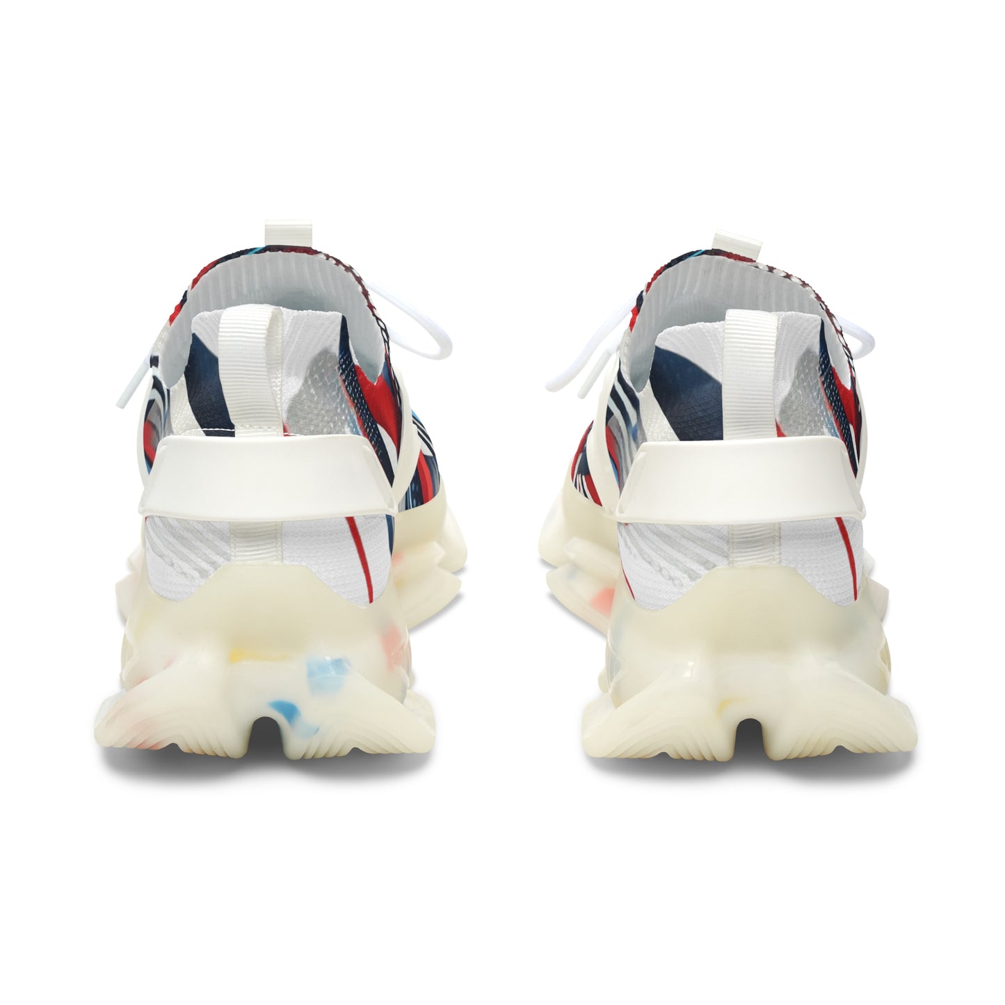 ColorBlast in Red, White, and Blue Women's Mesh Sneakers