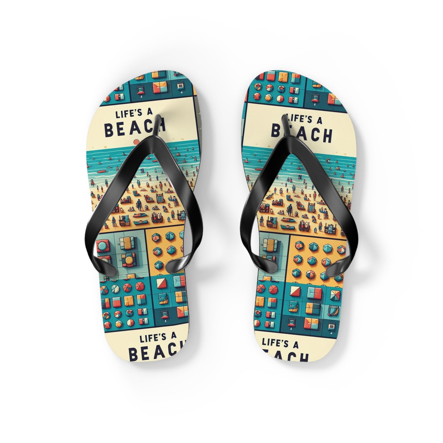Life's A Beach Flip Flops