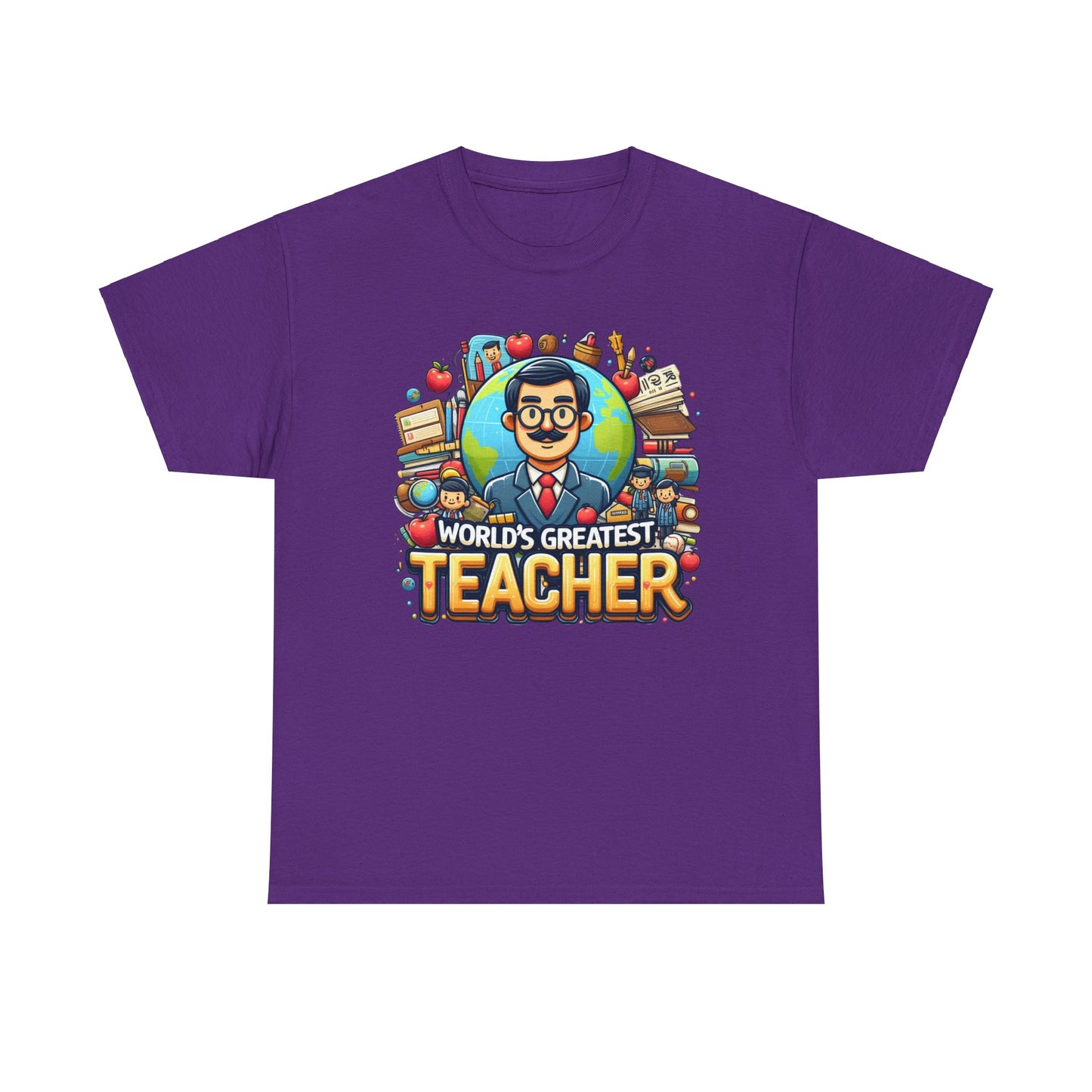 World's Greatest Teacher - Unisex Heavy Cotton Tee (G1)