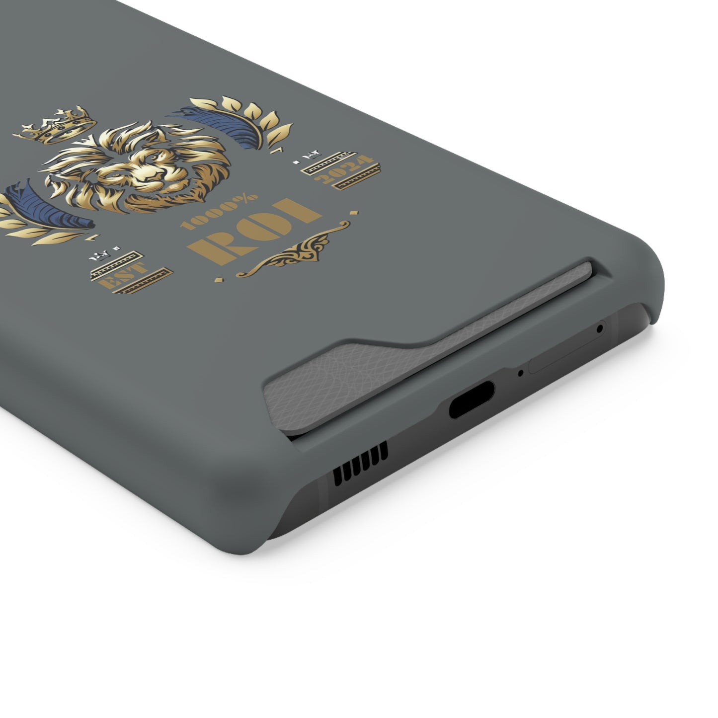 1000%ROI Phone Case With Card Holder (Compatible with iPhone 13, and Samsung Galaxy S21, S22 models)