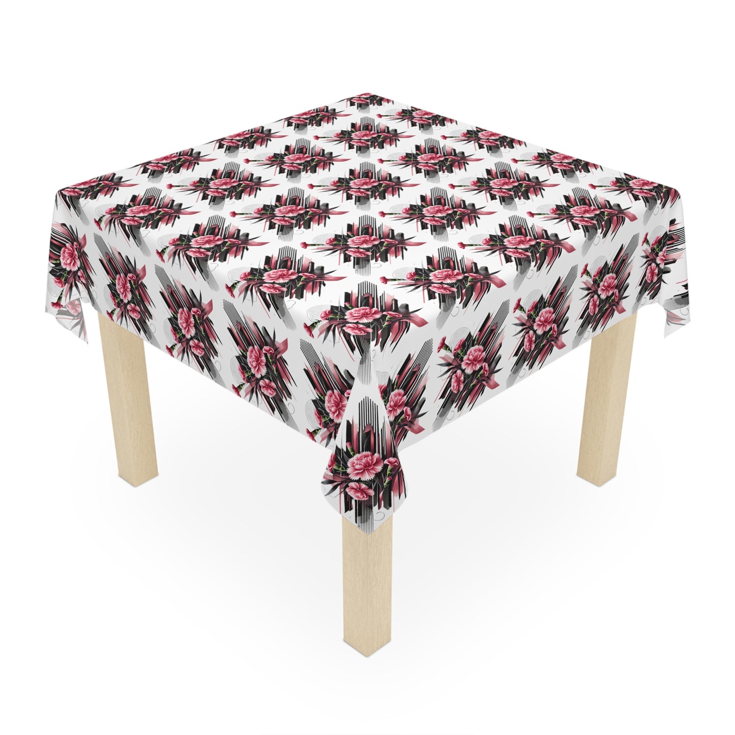 Pink Carnations Tablecloth