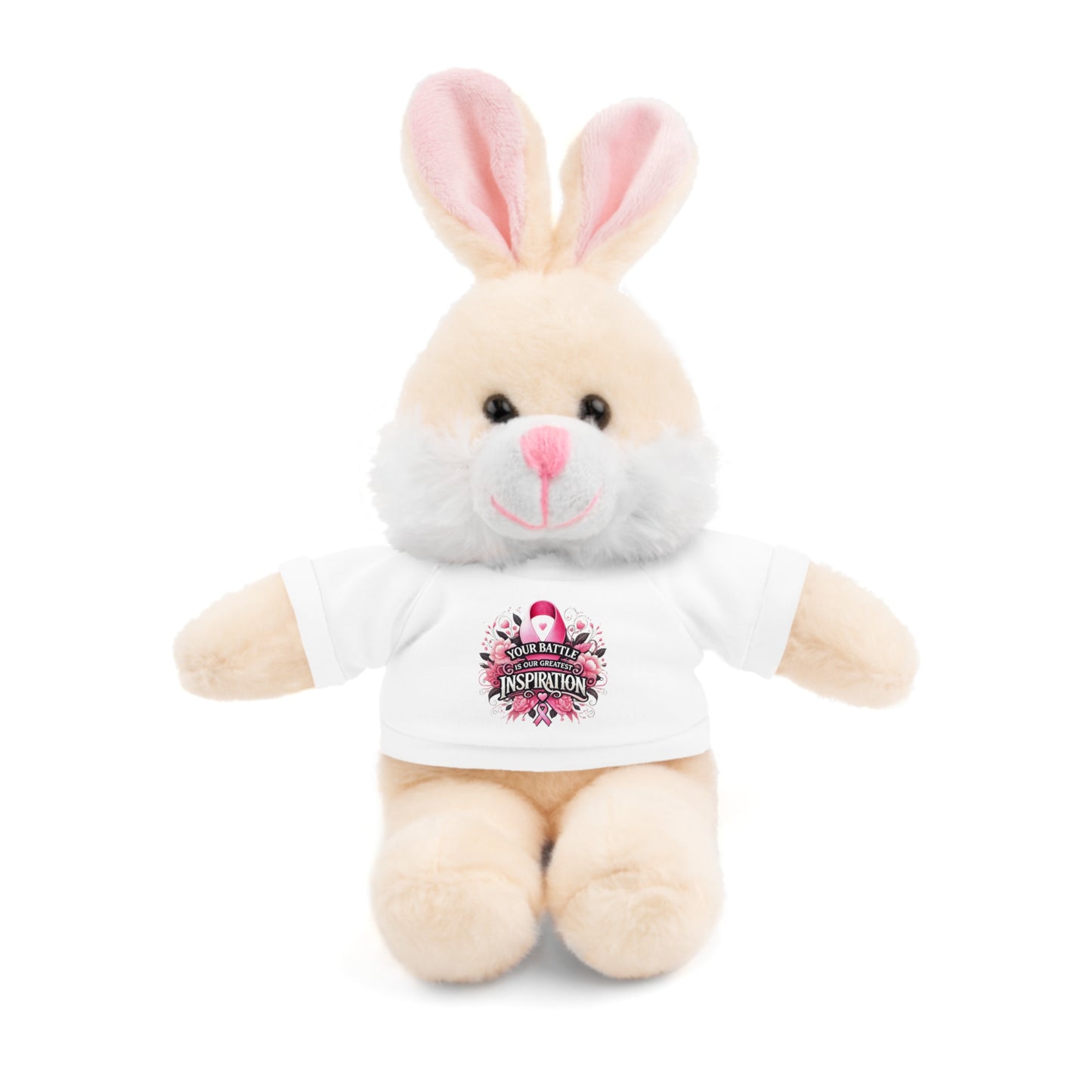 Breast Cancer Awareness Stuffed Animals with Tee