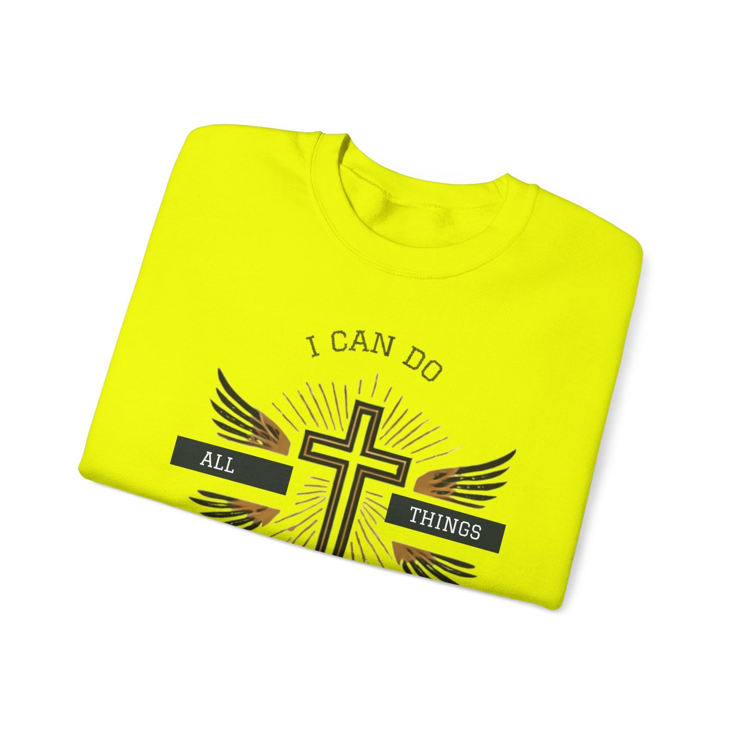 All Things Through Christ Unisex Heavy Blend™ Crewneck Sweatshirt