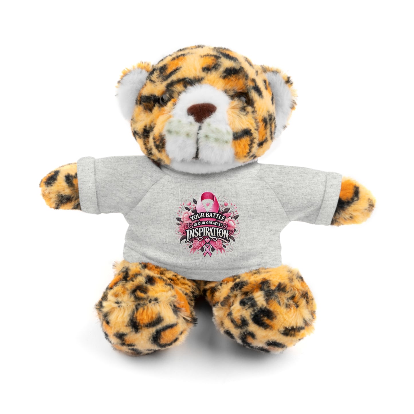 Breast Cancer Awareness Stuffed Animals with Tee