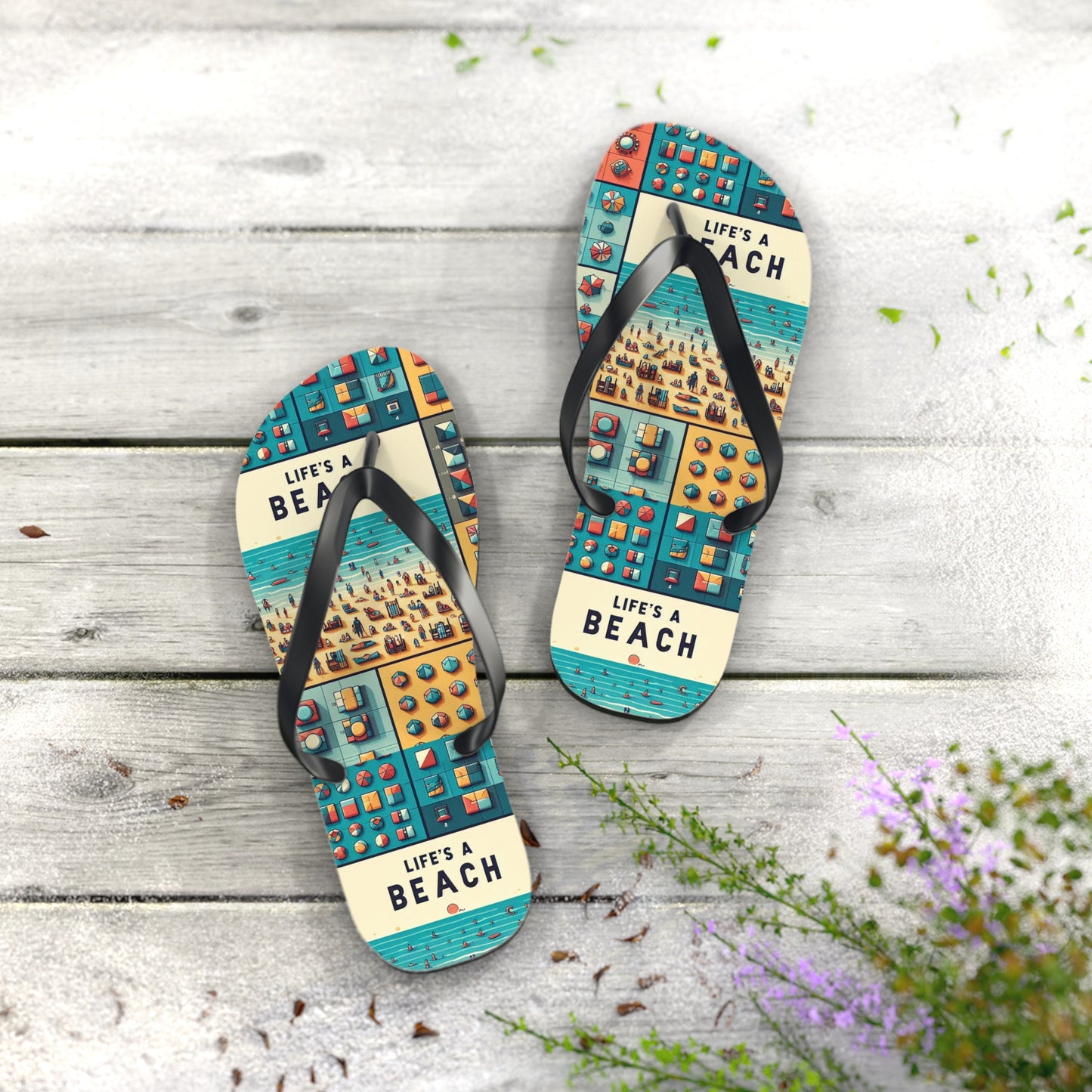 Life's A Beach Flip Flops