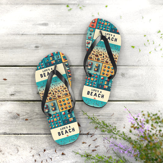 Life's A Beach Flip Flops