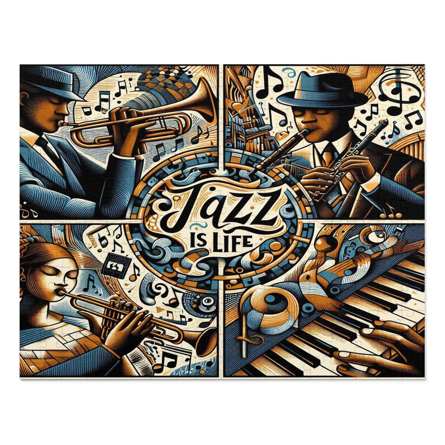 Jazz Is Life - Original Jigsaw Puzzle (30, 110, 252, 500, Piece)