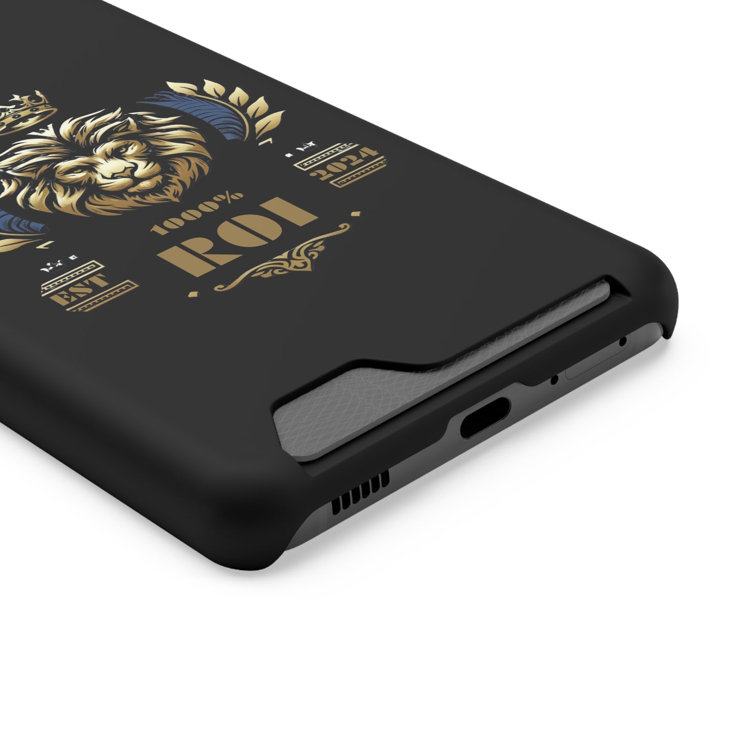 1000%ROI Phone Case With Card Holder (Compatible with iPhone 13, and Samsung Galaxy S21, S22 models)