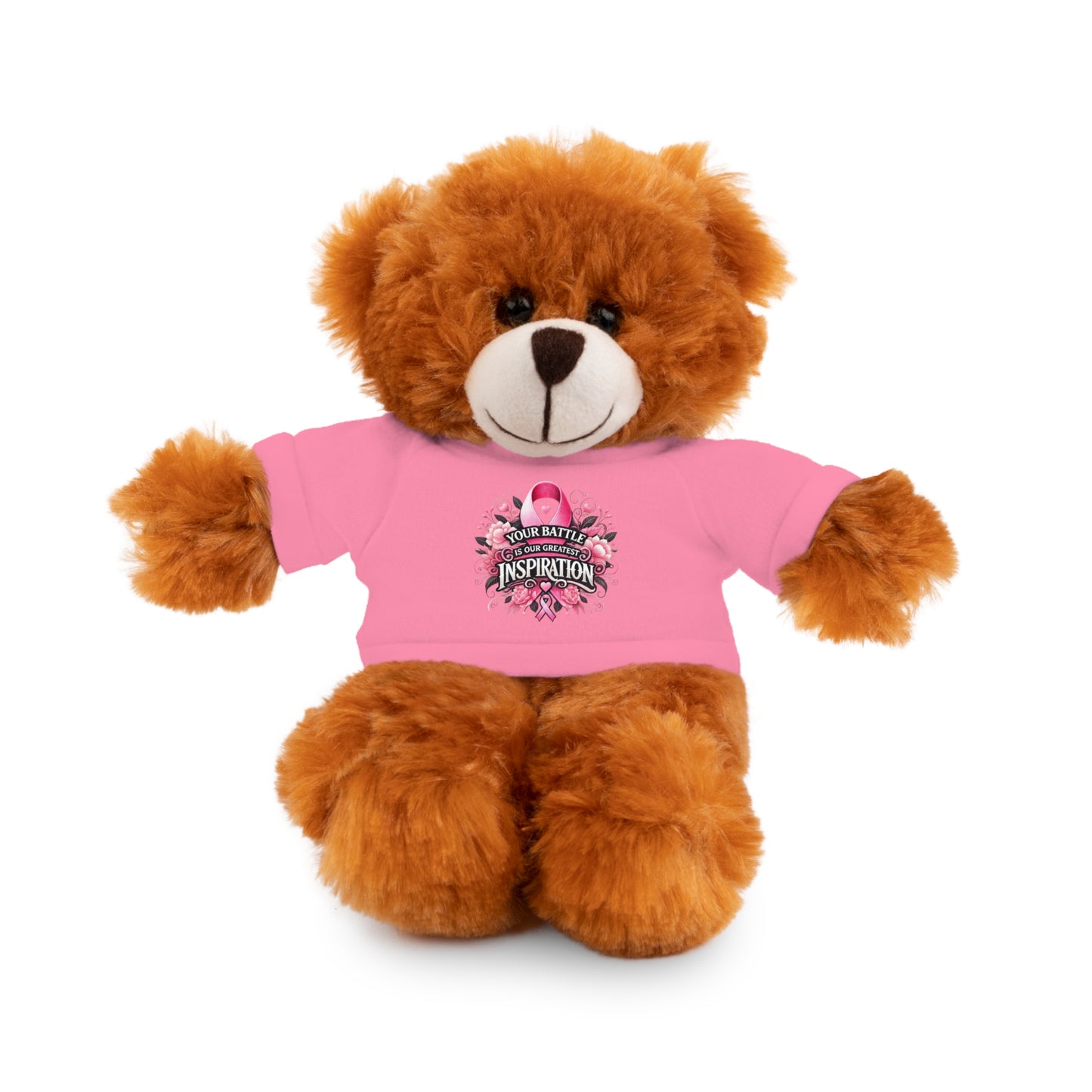 Breast Cancer Awareness Stuffed Animals with Tee