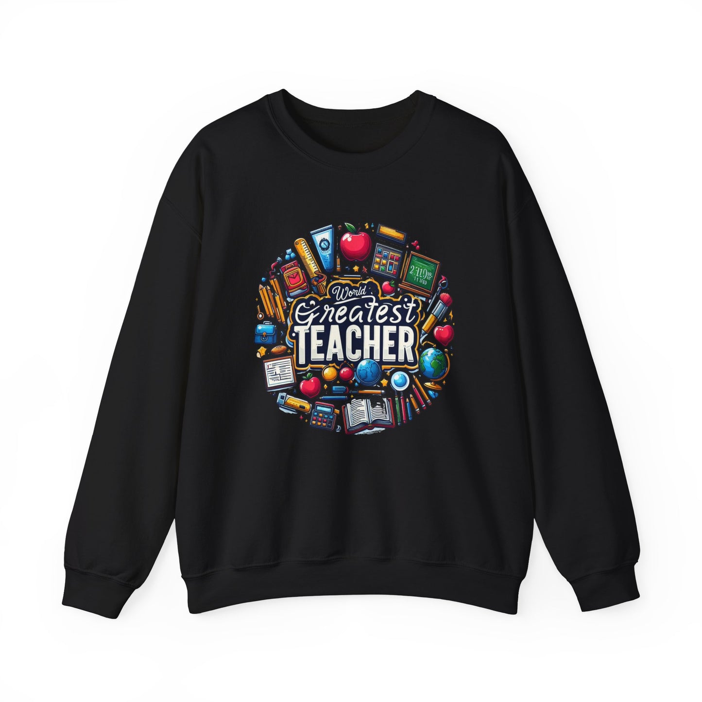 World's Greatest Teacher - Unisex Heavy Blend™ Crewneck Sweatshirt (G2)
