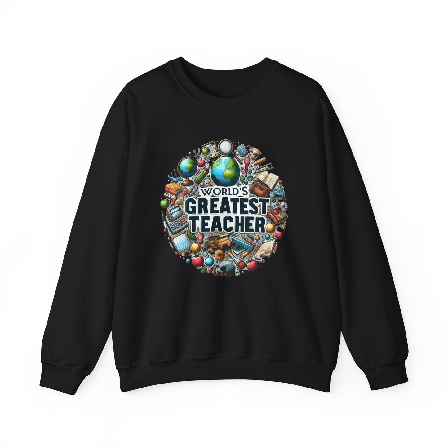 World's Greatest Teacher - Unisex Heavy Blend™ Crewneck Sweatshirt (G3)