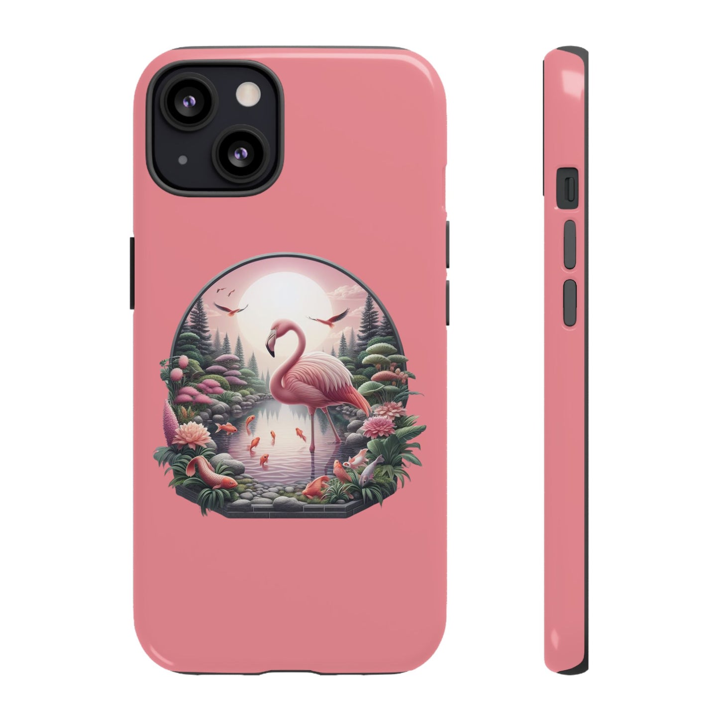 Pink Flamingo - iPhone Tough Phone Case