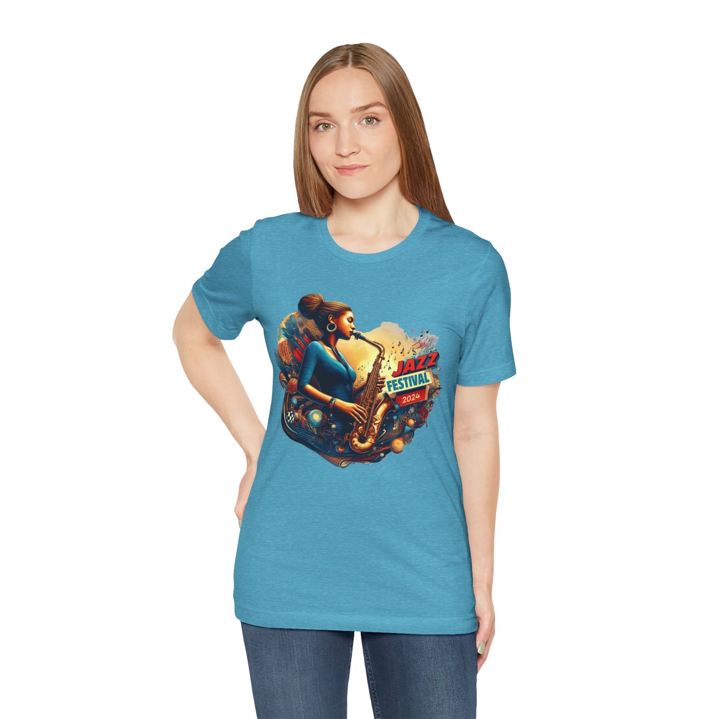 Jazz Festival 2024 - Short Sleeve Tee - Both Sides Printed
