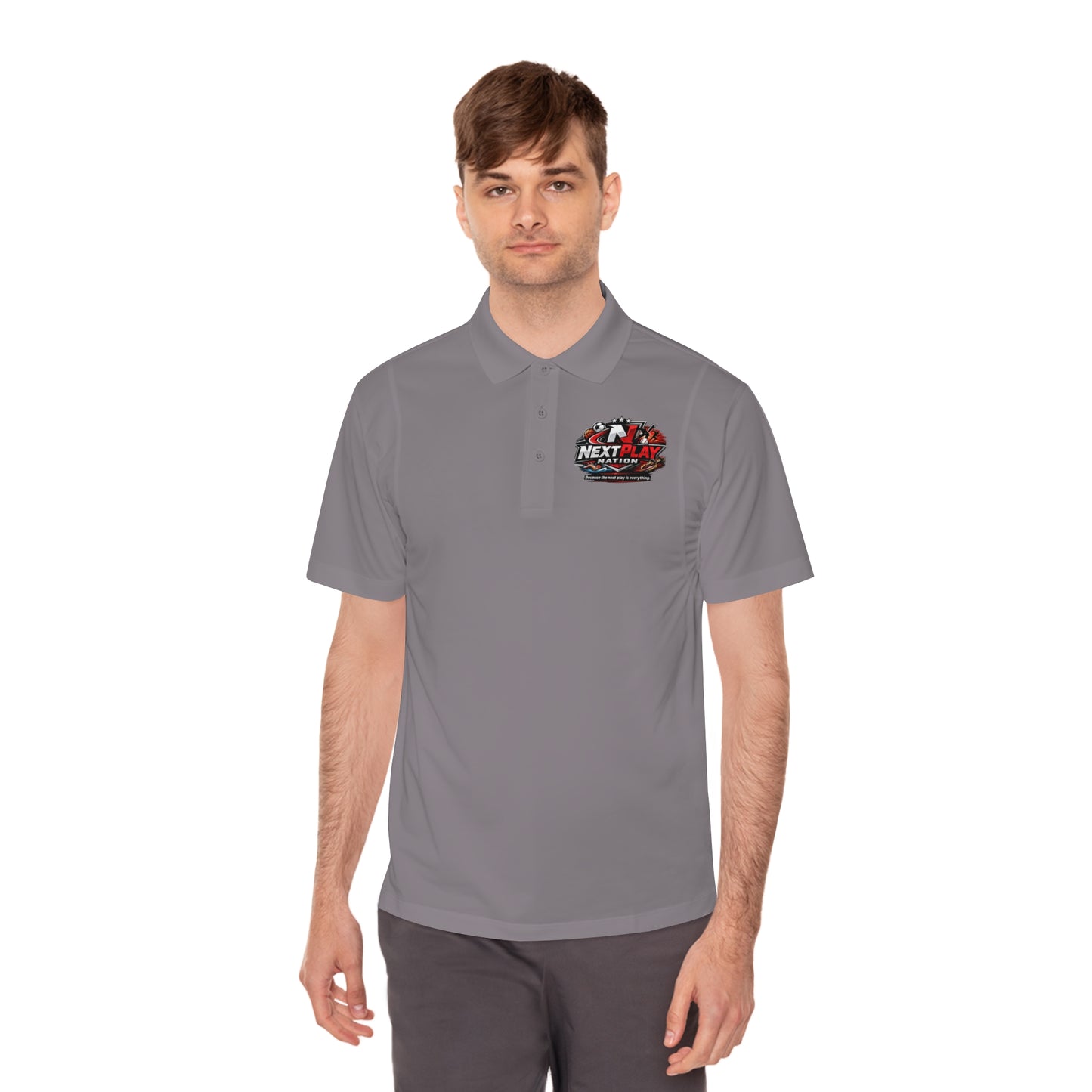 NextPlay Nation Men's Sport Polo Shirt