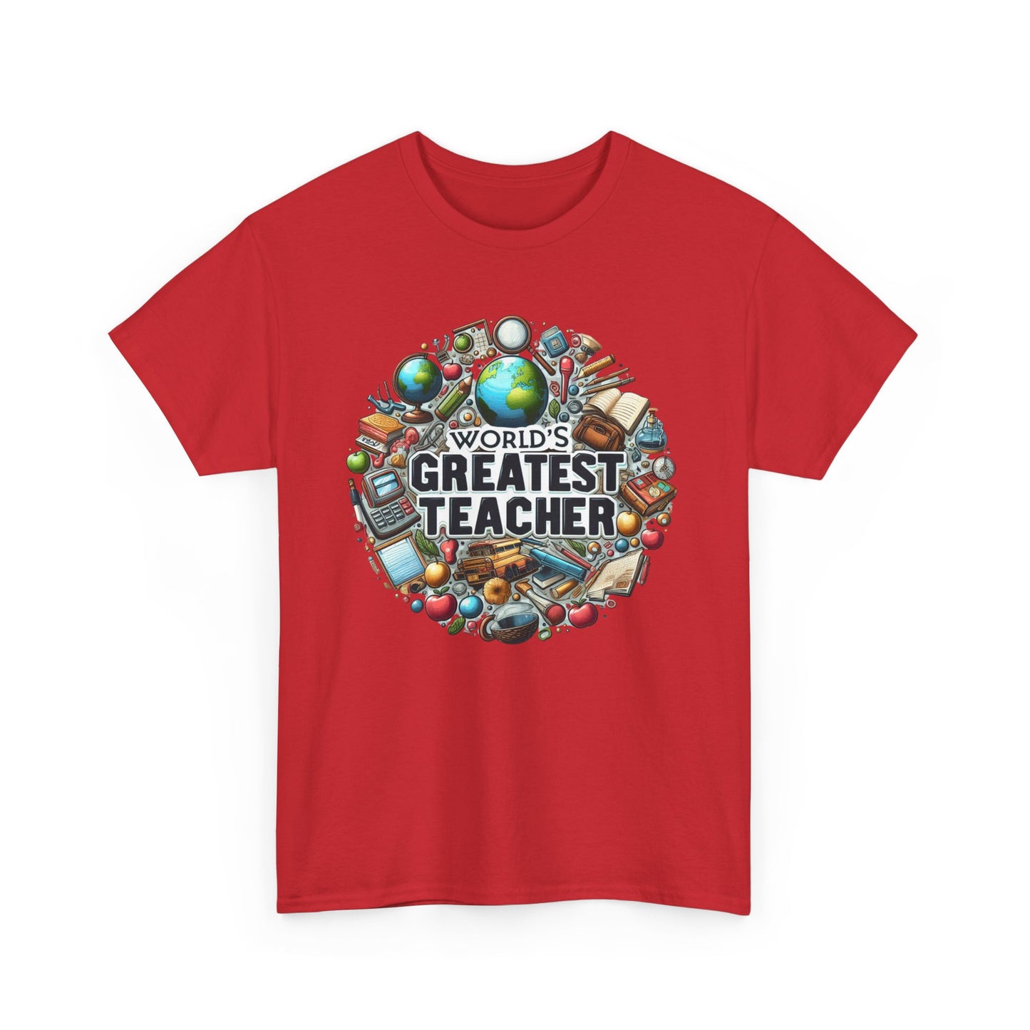 World's Greatest Teacher - Unisex Heavy Cotton Tee (G3)