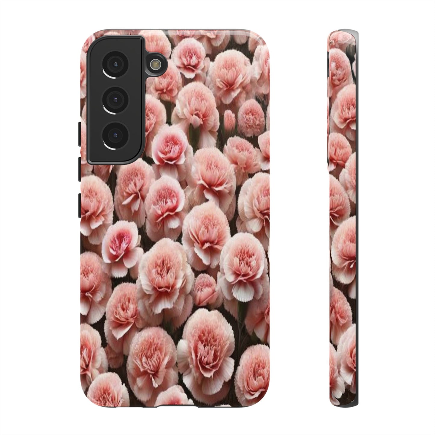 Pink Carnations - Durable Tough Phone Cases