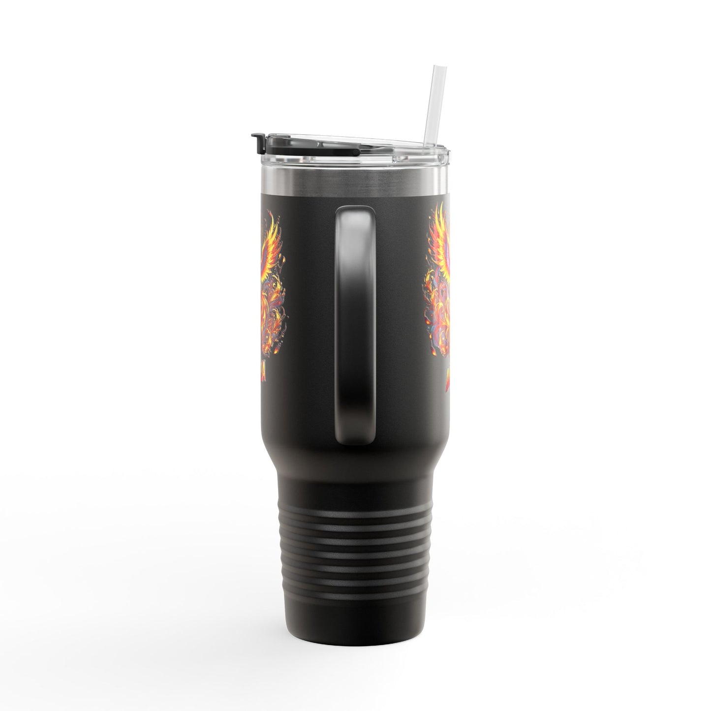 Angela - Ember Phoenix, 40oz Stainless Steel, Spill proof, Double Insulated Travel Mug