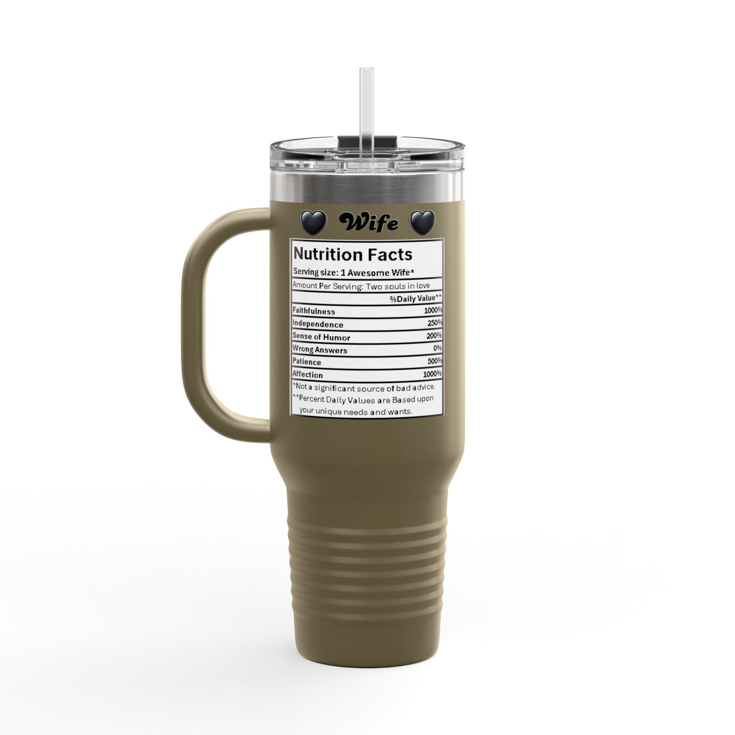 Best Wife Ever - 40oz Insulated Travel Mug -  Stainless Steel