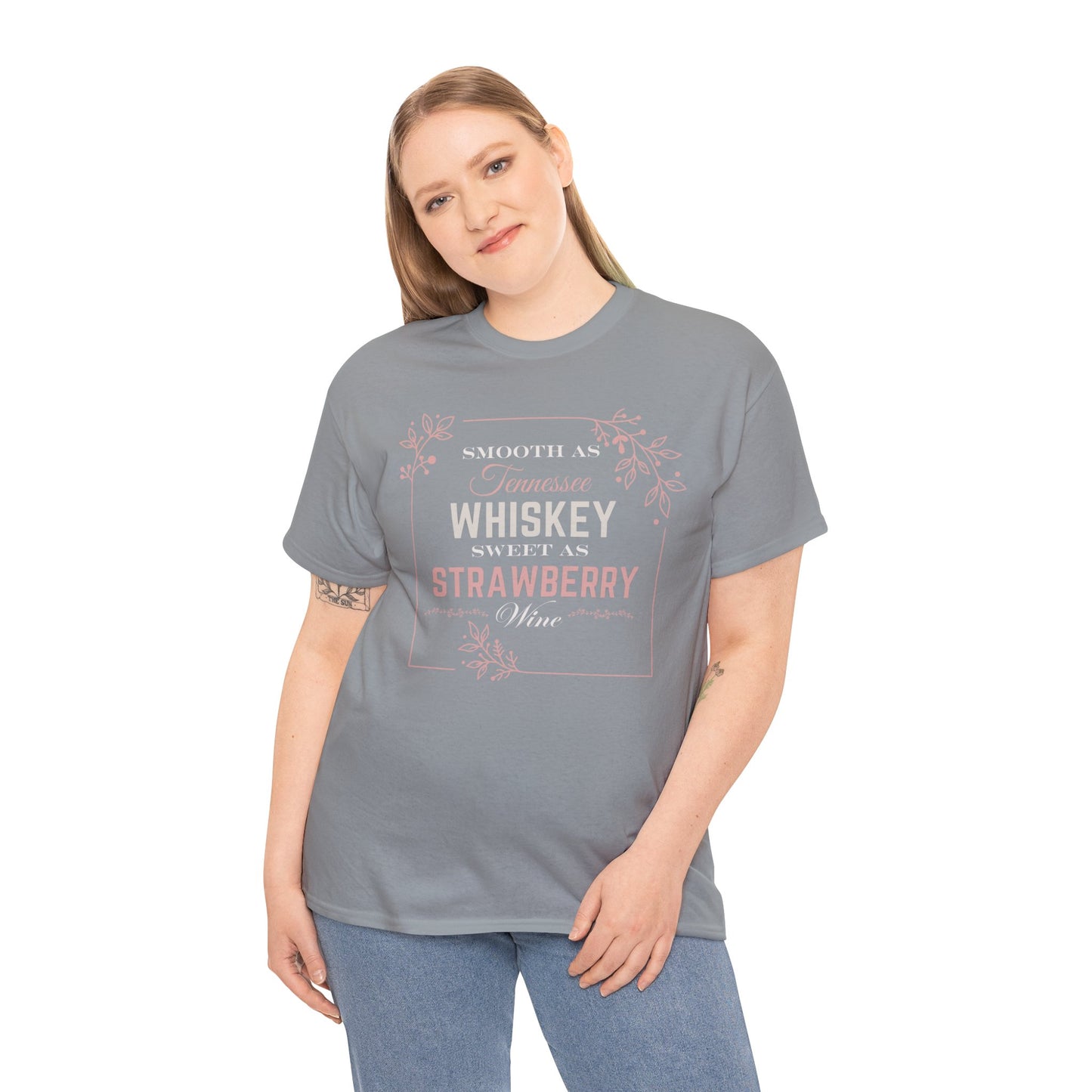 Smooth As Tennessee Whiskey.........Unisex Heavy Cotton Tee