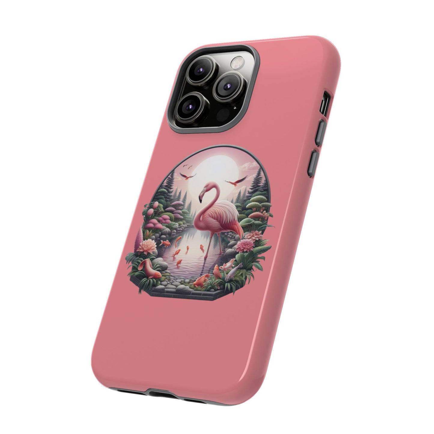 Pink Flamingo - iPhone Tough Phone Case