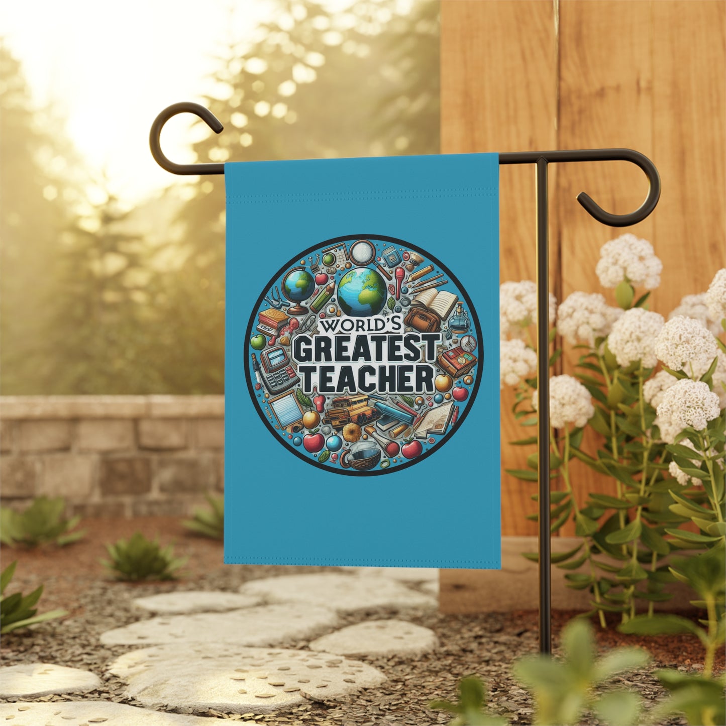 World's Greatest Teacher - Garden & House Banner (G3)