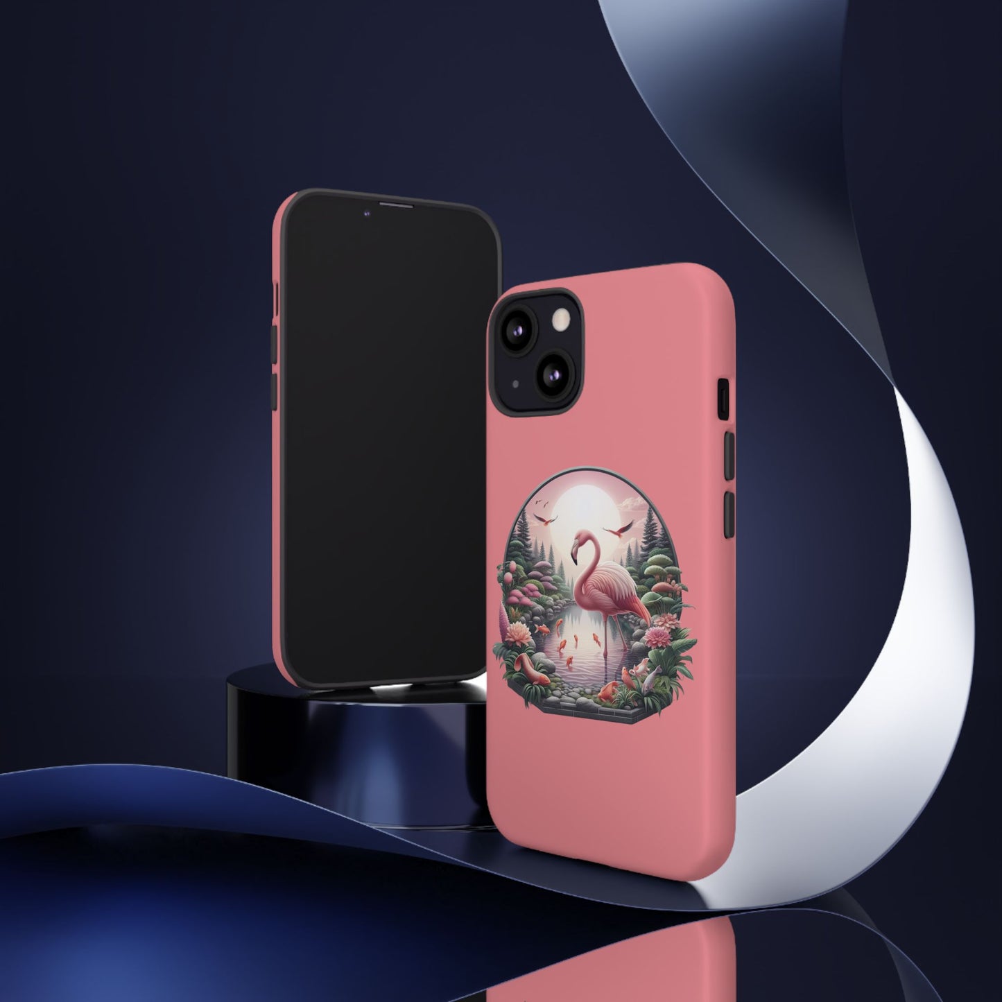 Pink Flamingo - iPhone Tough Phone Case
