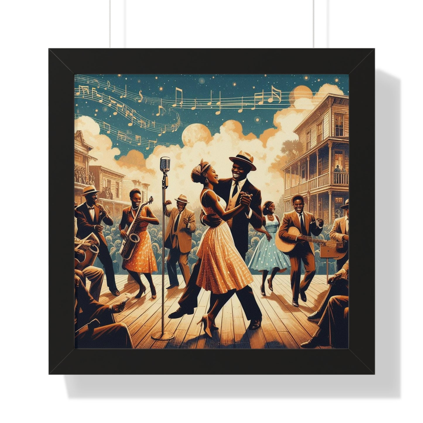 In Your Loving Arms -  Unique Wall Art - Framed Vertical Poster