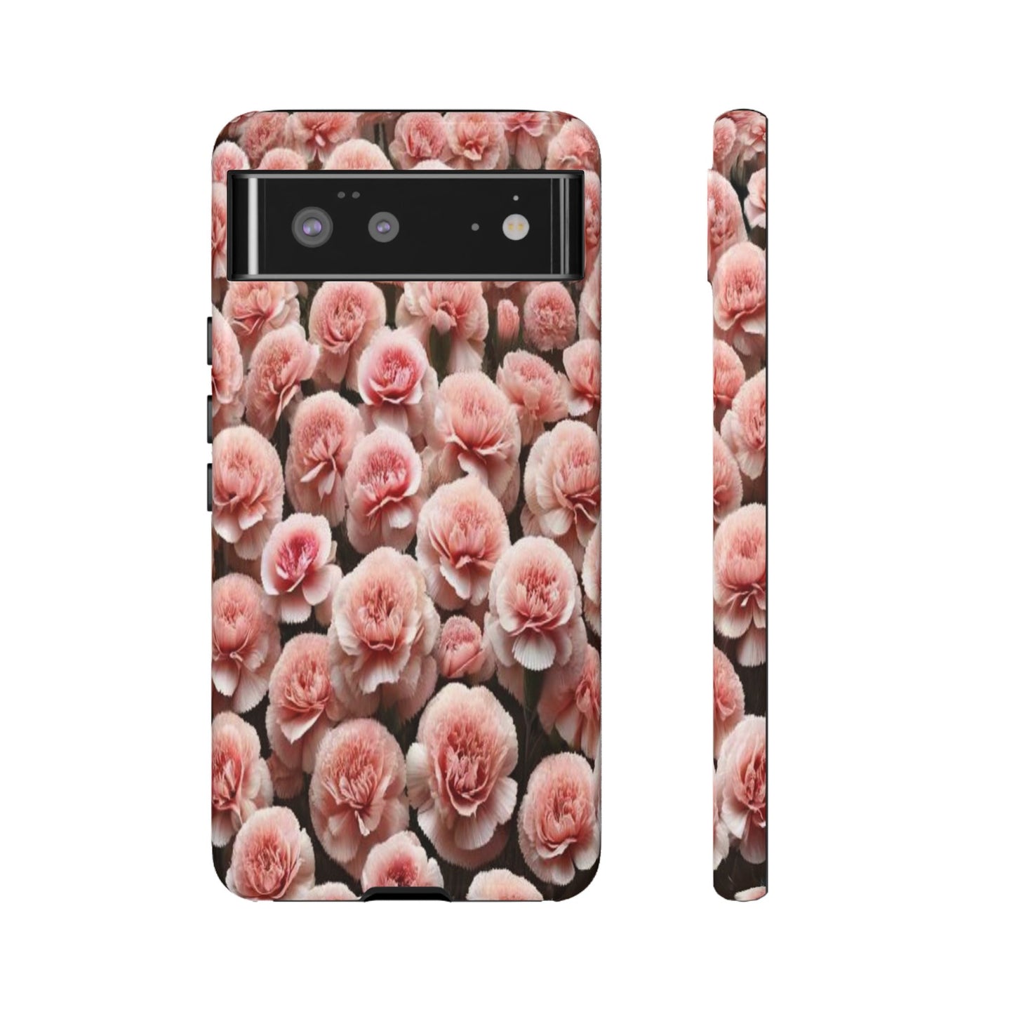 Pink Carnations - Durable Tough Phone Cases