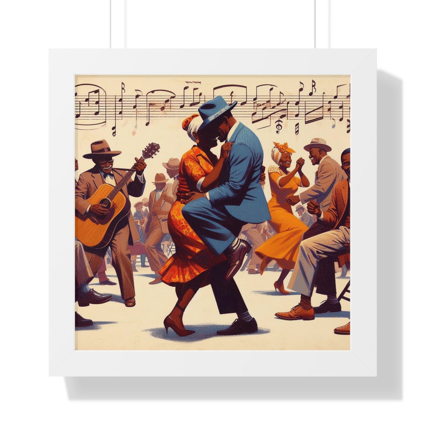 Baby Hold On To Me -  Unique Wall Art - Framed Vertical Poster