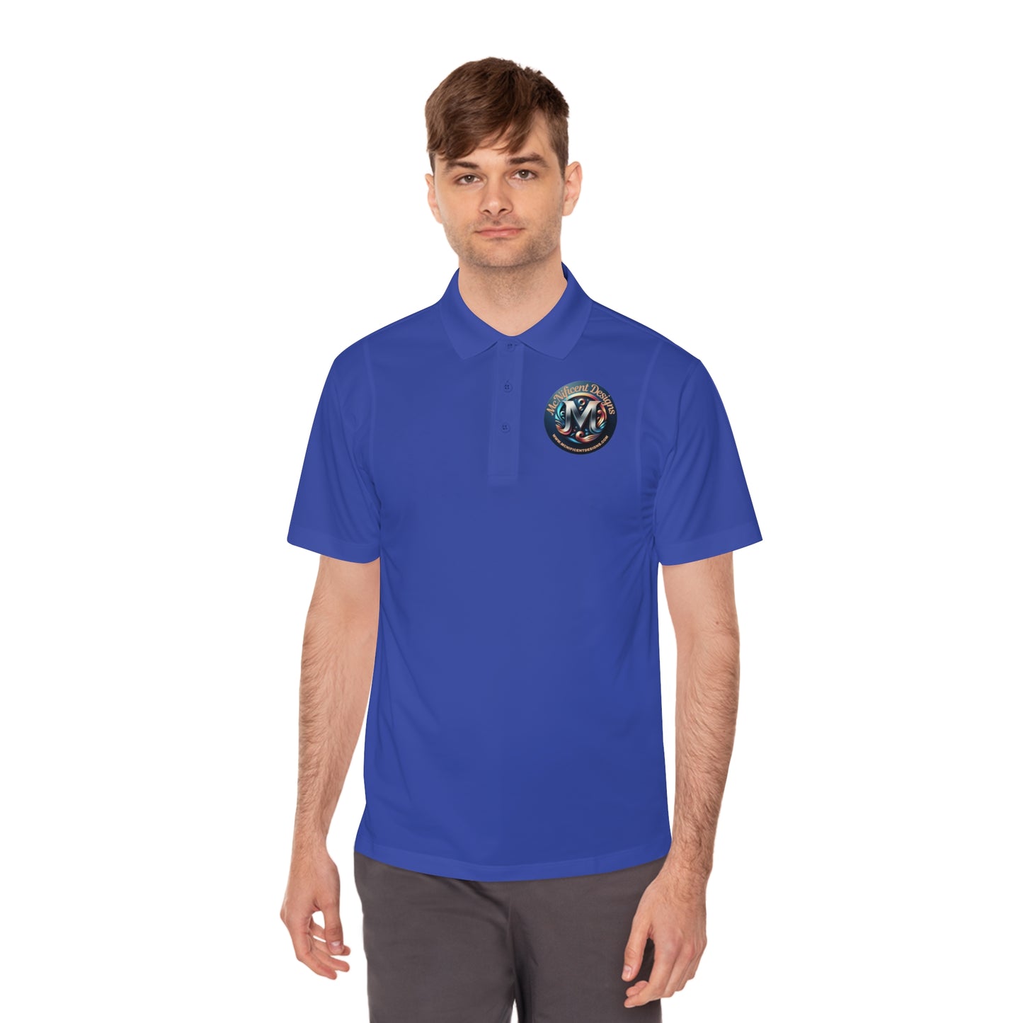 McNificent Designs Men's Sport Polo Shirt