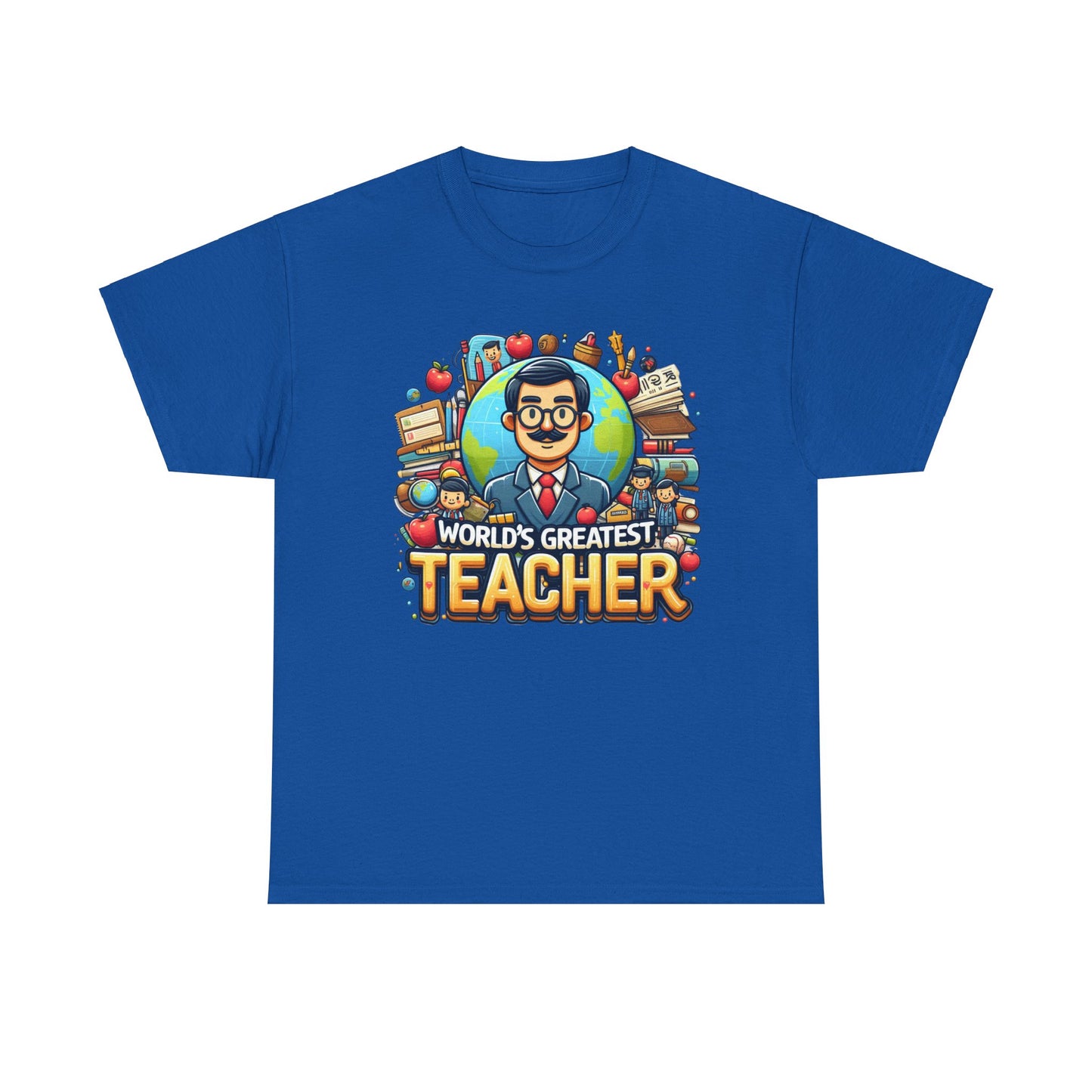 World's Greatest Teacher - Unisex Heavy Cotton Tee (G1)