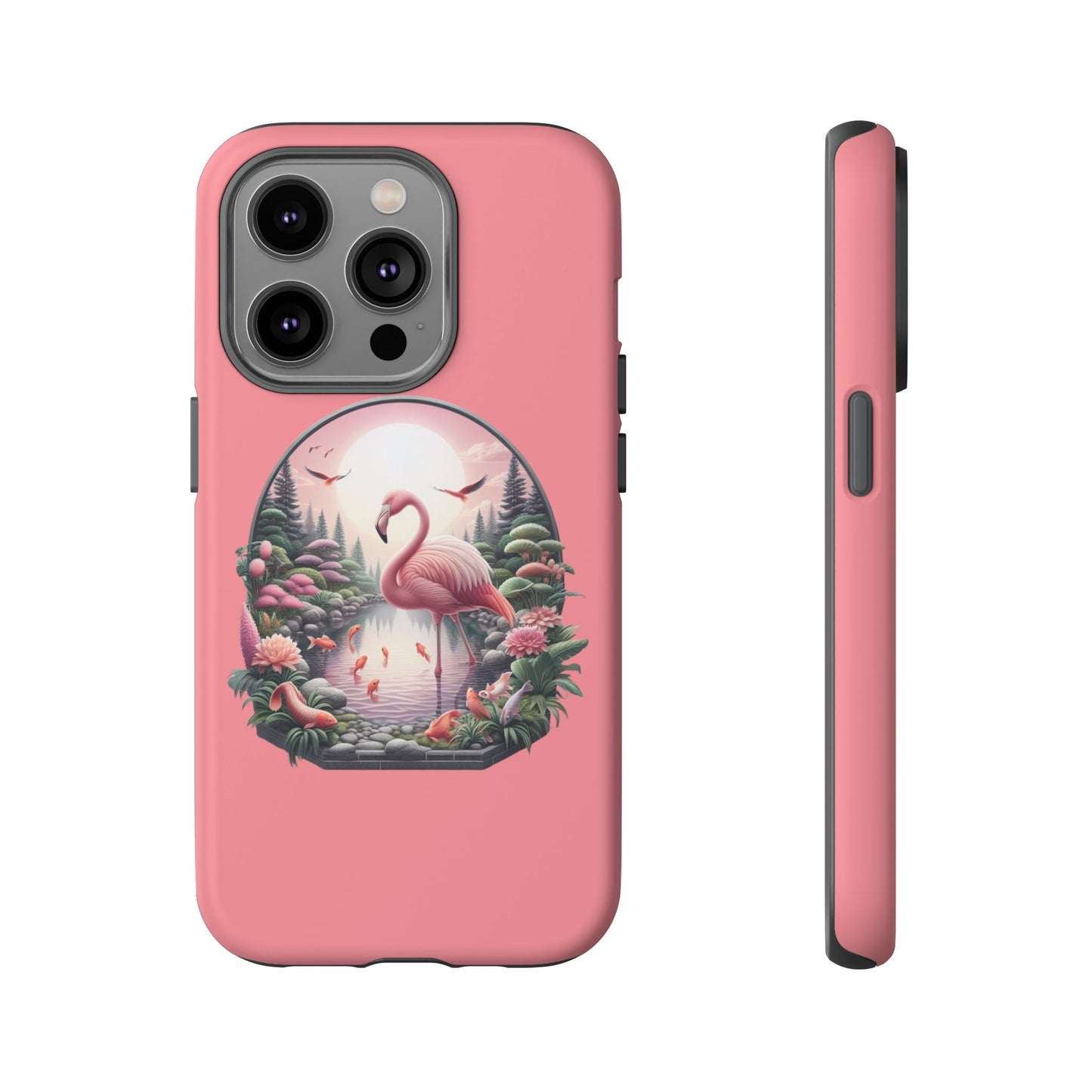 Pink Flamingo - iPhone Tough Phone Case