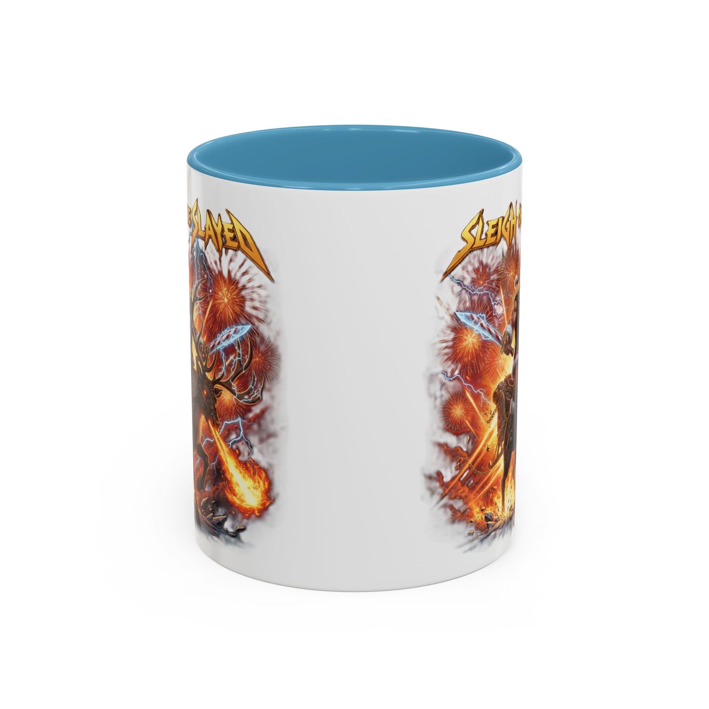 "Sleigh or Be Slayed" Mug | Ceramic Coffee Cup | Holiday Mug