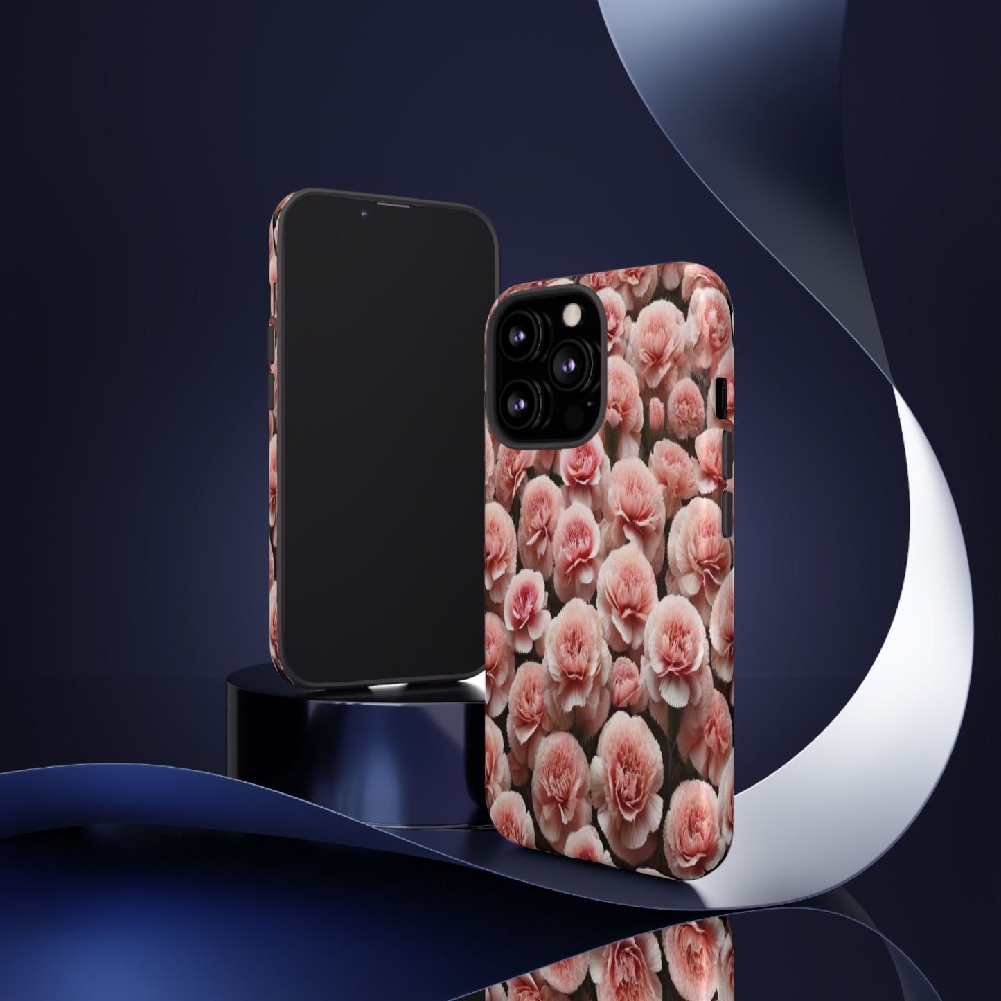 Pink Carnations - Durable Tough Phone Cases
