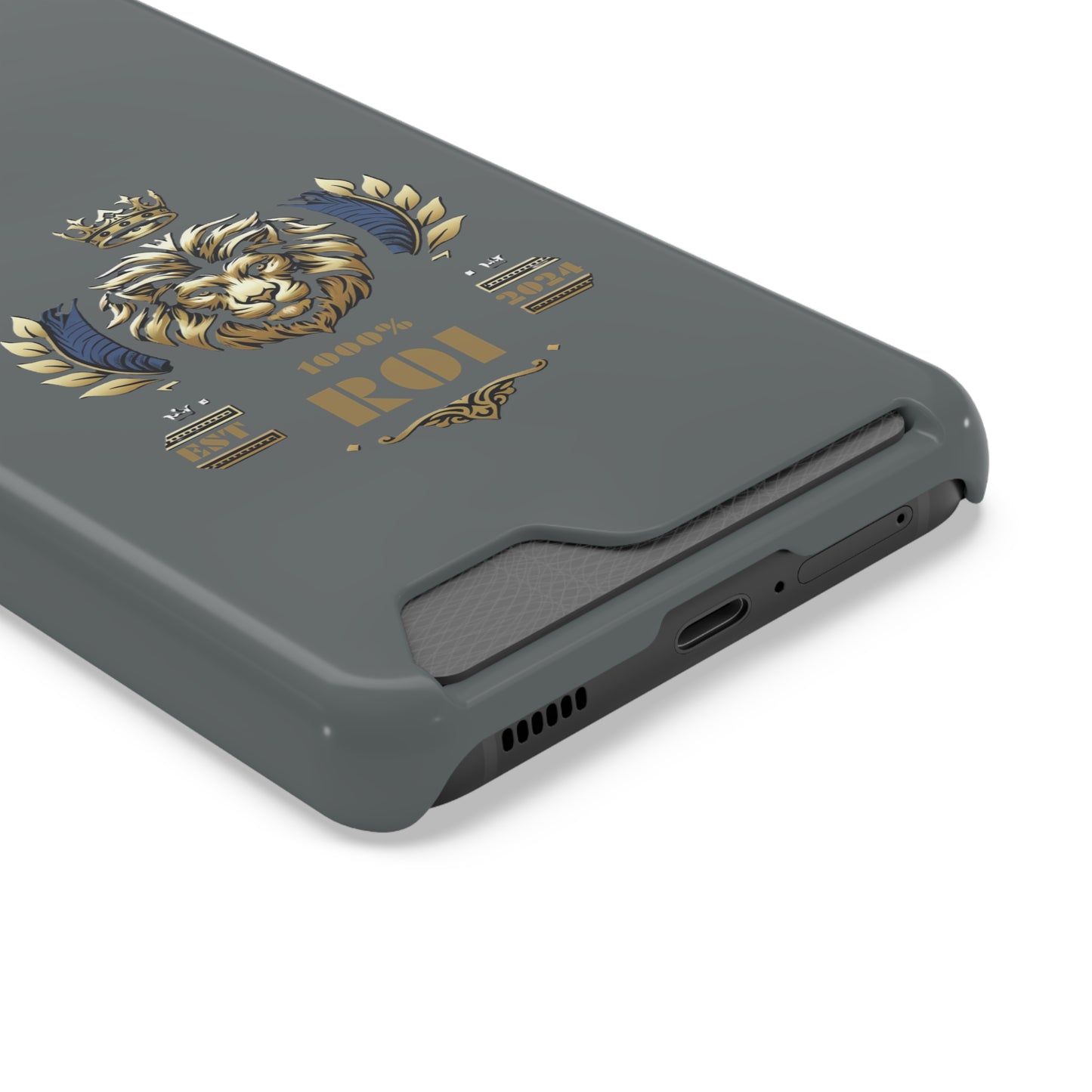 1000%ROI Phone Case With Card Holder (Compatible with iPhone 13, and Samsung Galaxy S21, S22 models)