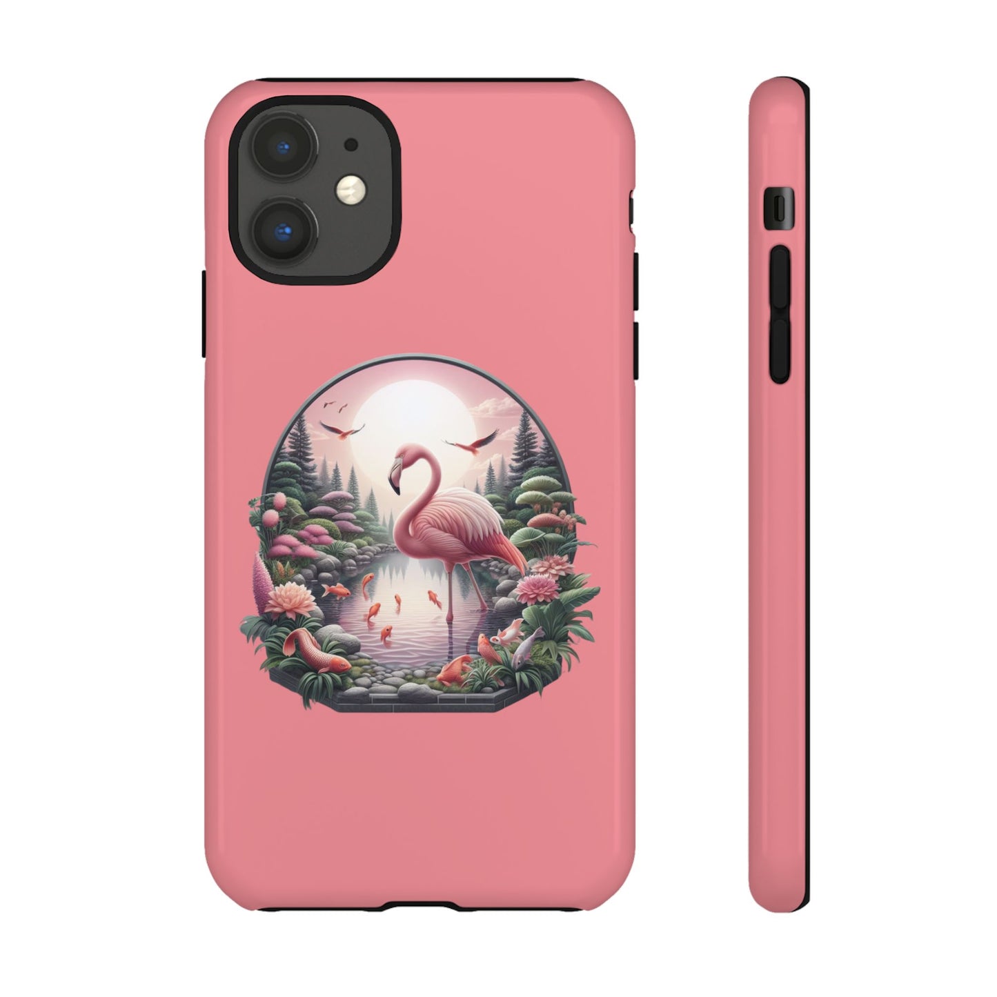 Pink Flamingo - iPhone Tough Phone Case