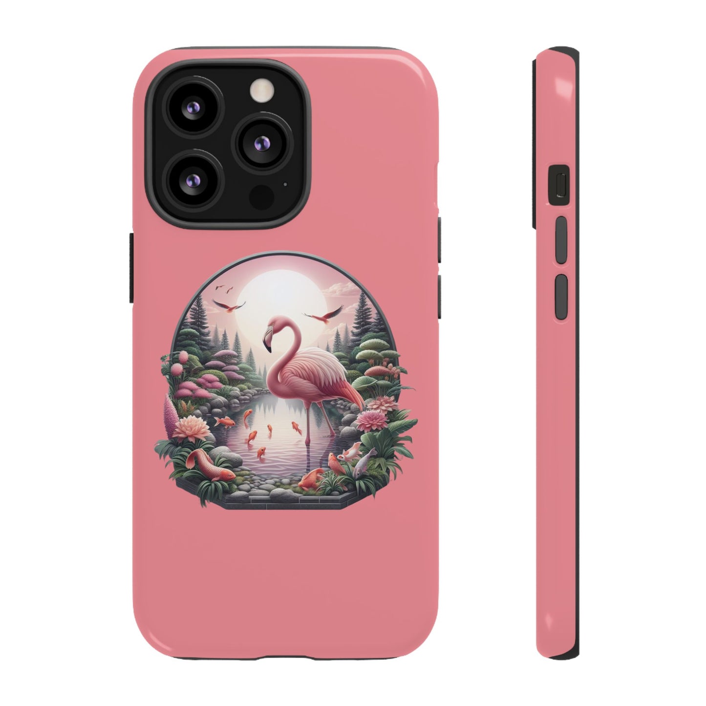 Pink Flamingo - iPhone Tough Phone Case